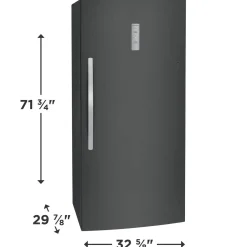 FRIGIDAIRE Congélateur 20 pi3, Carbonne, Vertical, 33