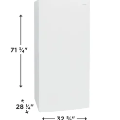 FRIGIDAIRE Congélateur 20 pi3, Blanc, Vertical, 32