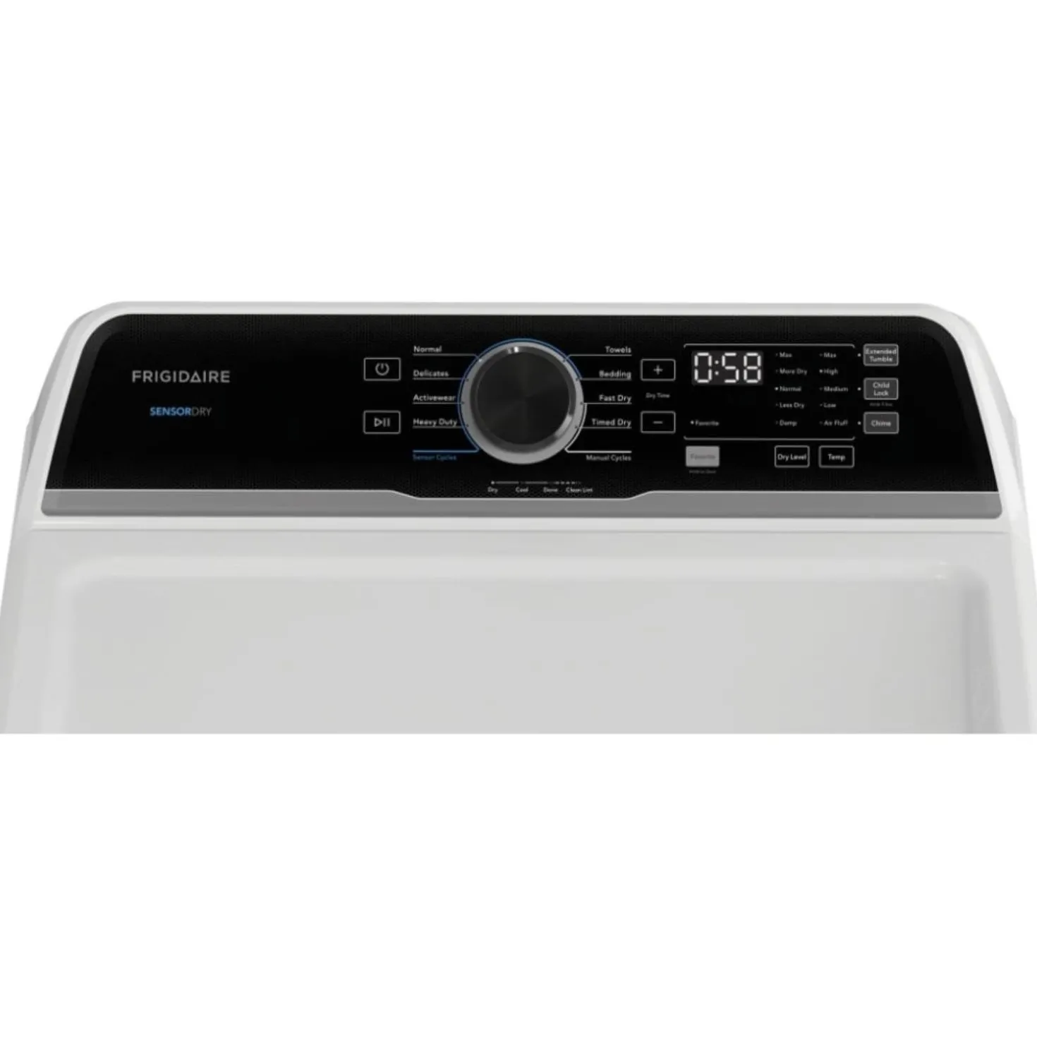 FRIGIDAIRE Ensemble laveuse sécheuse, Blanc, Chargement par le haut