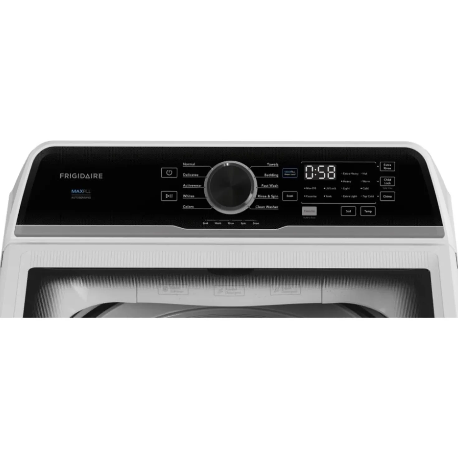 FRIGIDAIRE Ensemble laveuse sécheuse, Blanc, Chargement par le haut