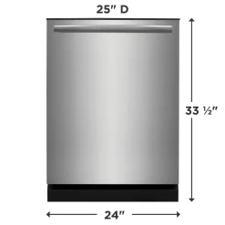 FRIGIDAIRE GALLERY Lave-vaisselle Encastré Inox 24