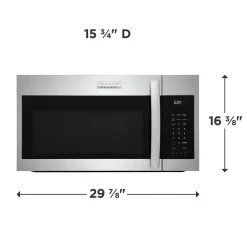 FRIGIDAIRE GALLERY Micro-ondes/hotte, Inox, 30