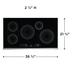 FRIGIDAIRE GALLERY Plaque de cuisson Vitrocéramique Noir 36