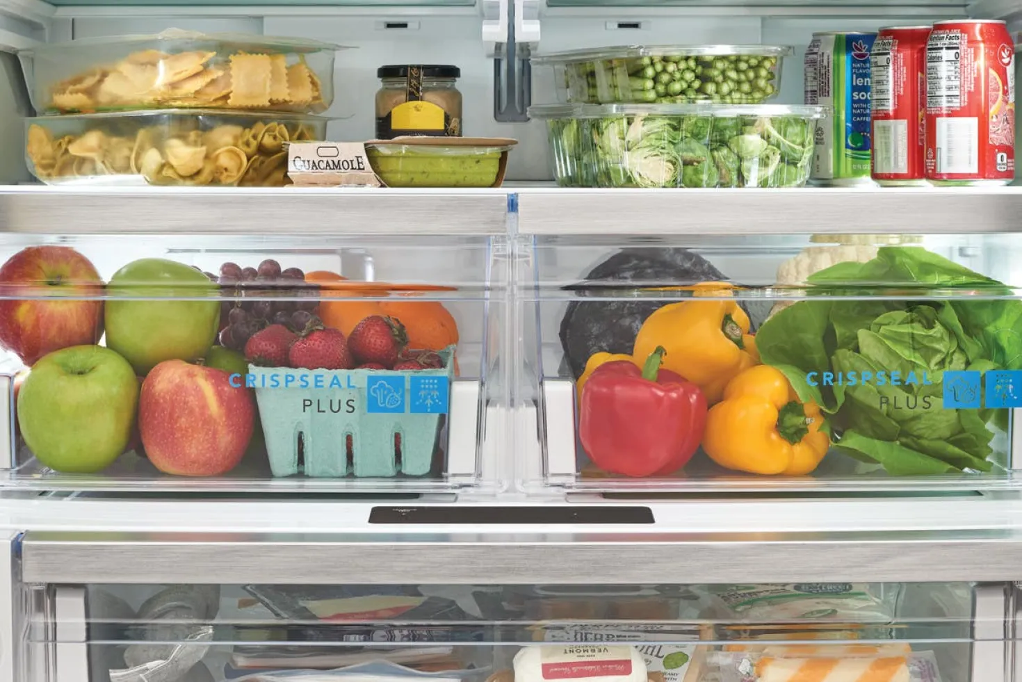 FRIGIDAIRE GALLERY Réfrigérateur 28,8 pi3 36 po Inox Congélateur en bas, Portes françaises - GRFN2853AF