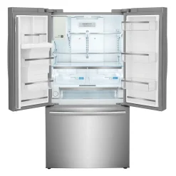 FRIGIDAIRE GALLERY Réfrigérateur 22,6 pi3 36 po Inox Congélateur en bas, Portes françaises - GRFC2353AF
