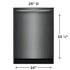 FRIGIDAIRE Lave-vaisselle Encastré Inox noir 24