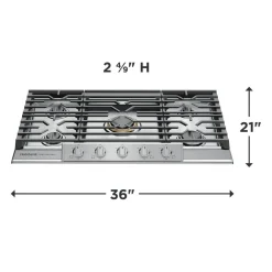 Frigidaire Professional Plaque de cuisson Gaz Inox 36