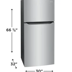 FRIGIDAIRE Réfrigérateur 20 pi3 30 po Inox Congélateur en haut - FFTR2045VS