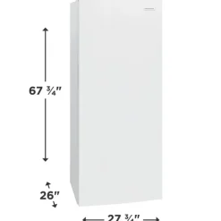 FRIGIDAIRE Réfrigérateur 13 pi 28 po Blanc Congélateur convertible - FFUE1326AW