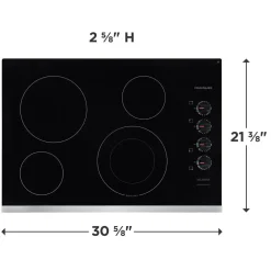 FRIGIDAIRE Table de cuisson Vitrocéramique Inox 30