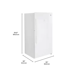 GE Congélateur 17,3 pi3, Blanc, Vertical, 33