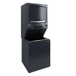 GE Laveuse et sécheuse superposées Chargement par le haut Gris 27'' 800 - GUD57EEMTDG