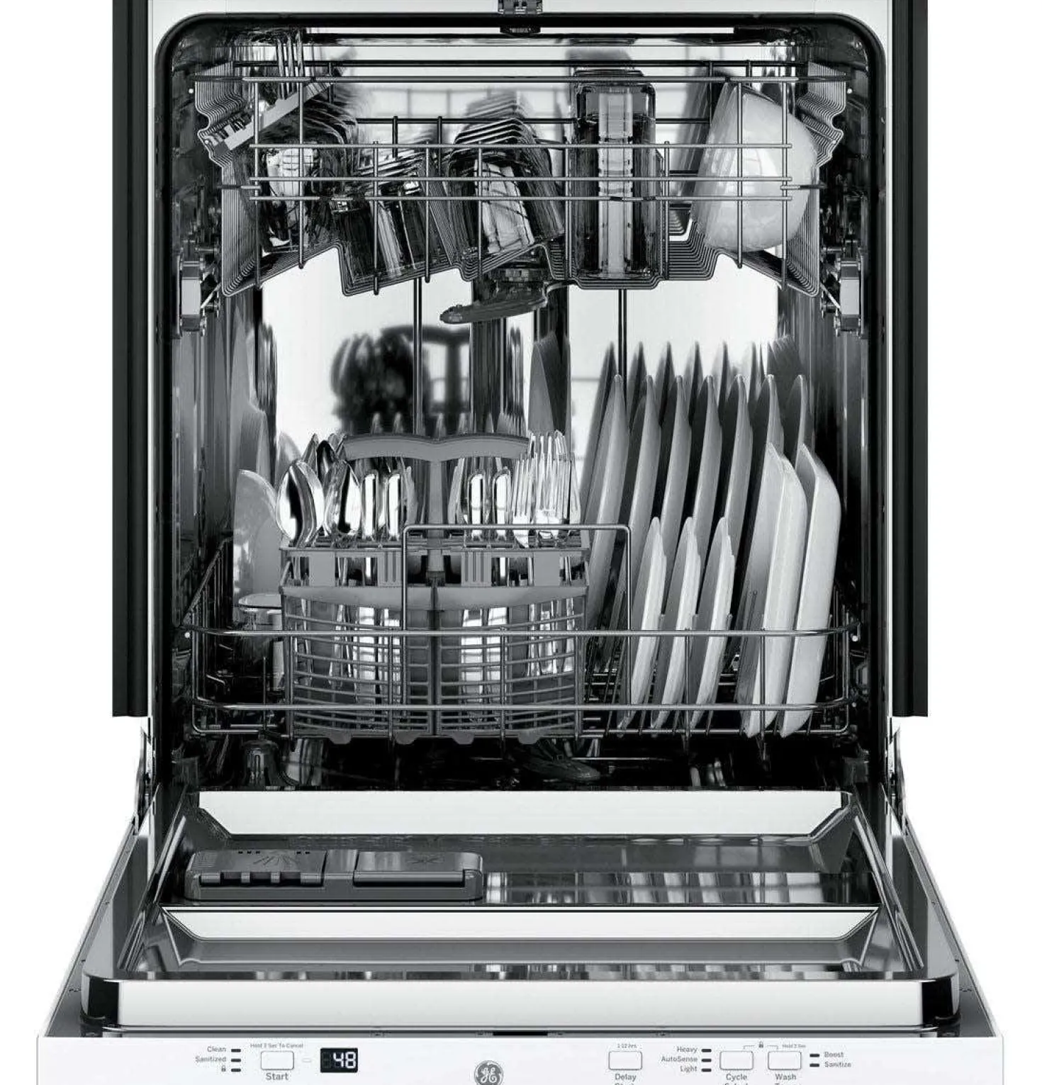 GE Lave-vaisselle Encastré Blanc 24" 51dB - GDT225SGLWW