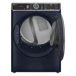 GE Profile Ensemble laveuse sécheuse, Bleu saphire, Chargement frontal