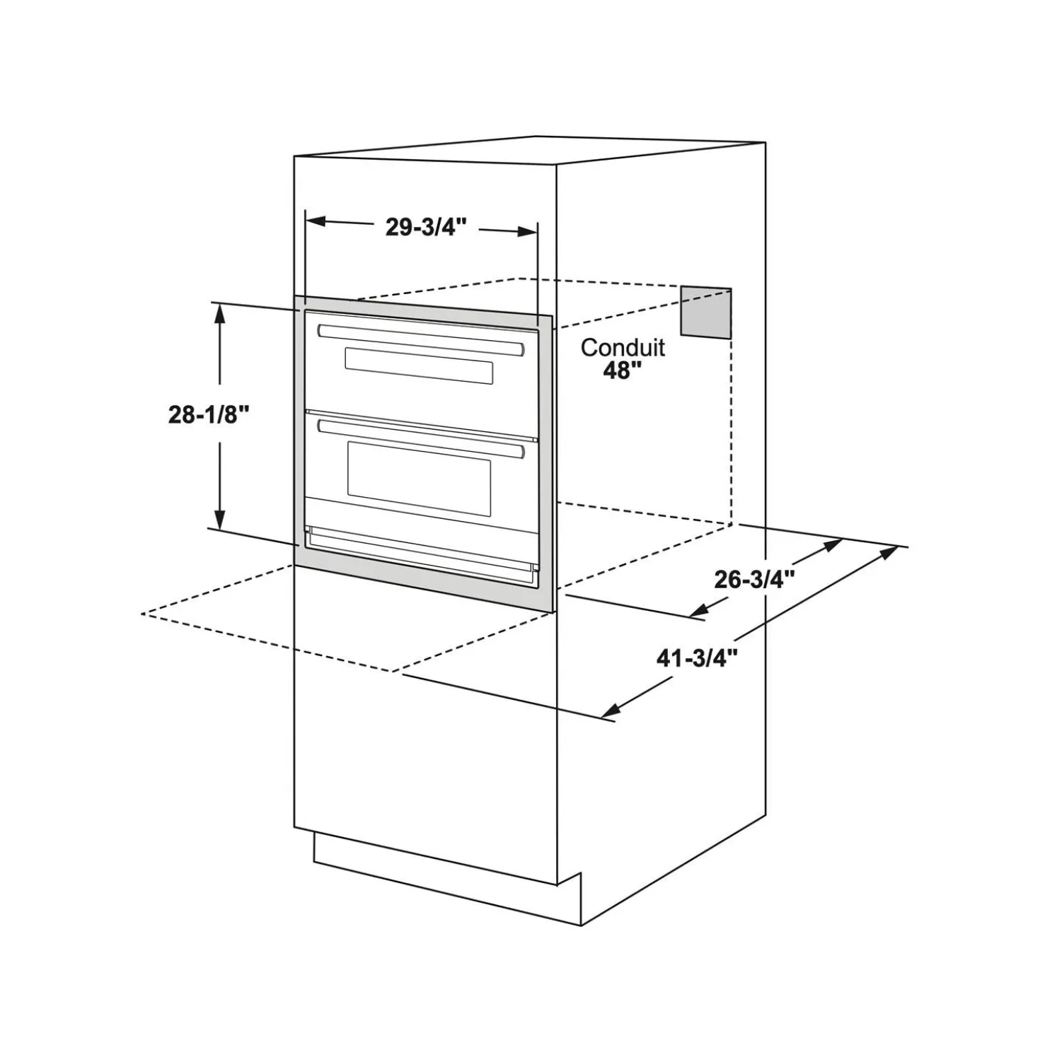 GE Profile Four mural Acier inoxydable30"Électrique - PTS9200SNSS