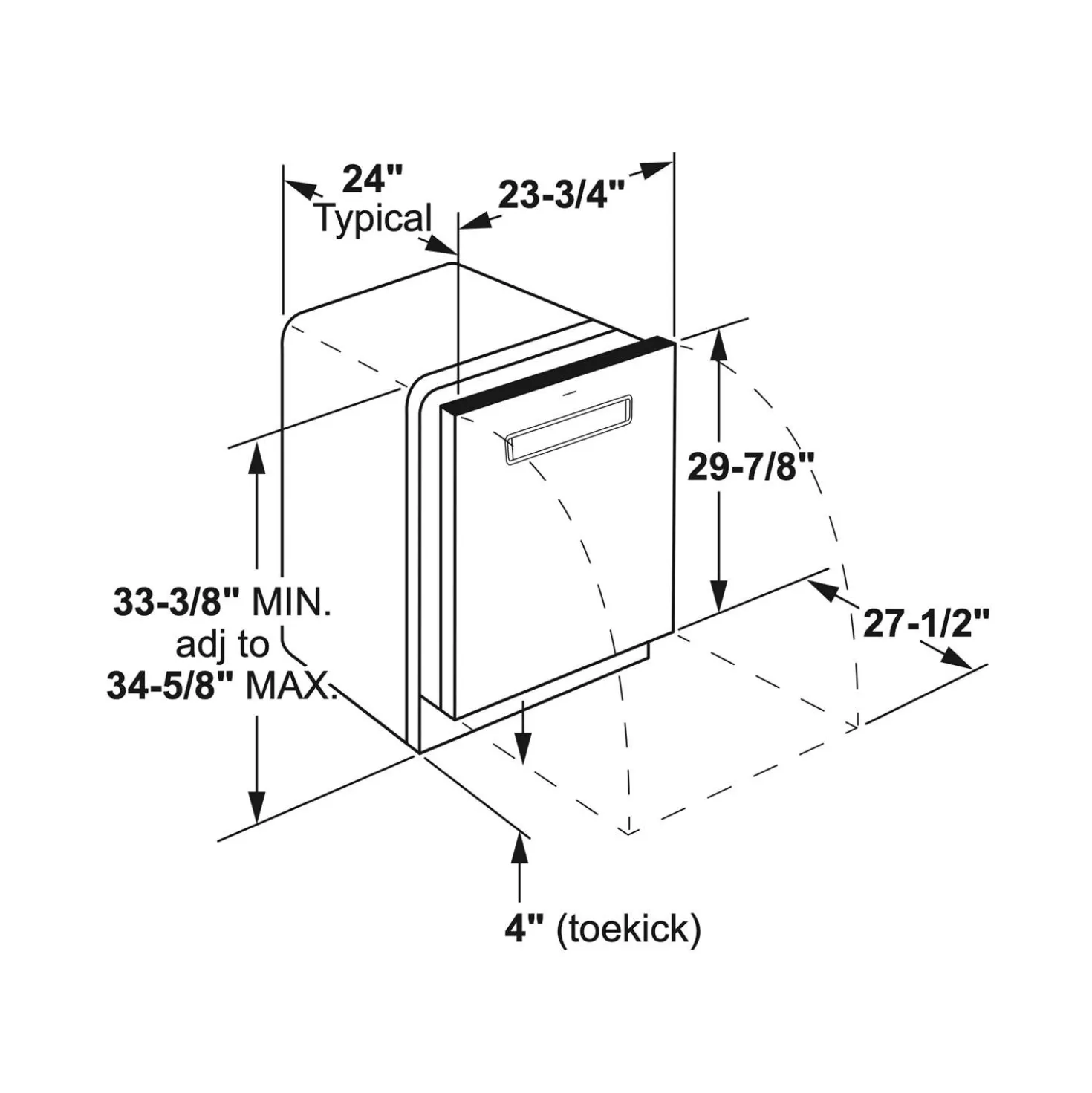 GE Profile Lave-vaisselle Encastré Acier inoxydable 24" 42dB - PDP755SYVFS