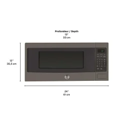 GE Profile Micro-ondes 1,1 pi3 Ardoise24