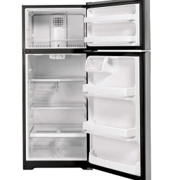 GE Réfrigérateur 16,6 pi3 28 po Acier inoxydable Congélateur en haut - GTE17GSNRSS