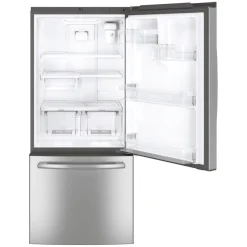 GE Réfrigérateur 21 pi3 30 po Inox Congélateur en bas - GDE21EYKFS