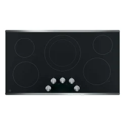 GE Table de cuisson Vitrocéramique Noir 36" Électrique Noir - JP3036SLSS