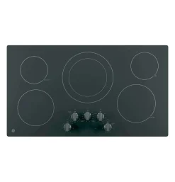 GE Table de cuisson Vitrocéramique Noir 36" Électrique Noir - JP3036DLBB