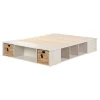 Grand lit avec paniers de rangement (60'') - South Shore