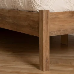 Grand lit avec rangement 2 tiroirs et tête de lit (60