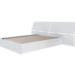 Grand lit avec rangement 3 tiroirs (60