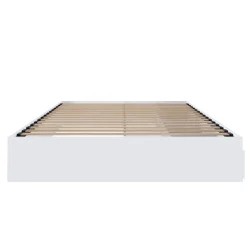 Grand lit avec rangement 3 tiroirs (60") - Nexera