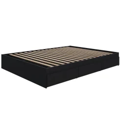 Grand lit avec rangement 3 tiroirs (60