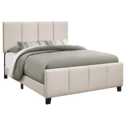 Grand lit en tissu avec tête de lit (60