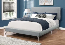 Grand lit en tissu avec tête de lit (60