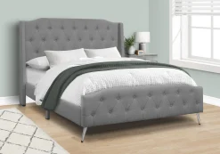 Grand lit en tissu avec tête de lit (60