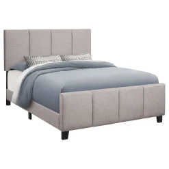 Grand lit en tissu avec tête de lit (60