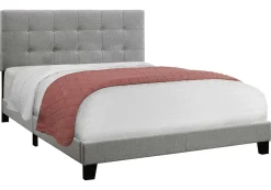 Grand lit en tissu avec tête de lit (60