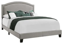 Grand lit en tissu avec tête de lit (60