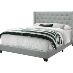 Grand lit en tissu avec tête de lit (60