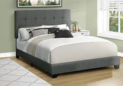 Grand lit en tissu avec tête de lit (60