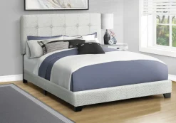 Grand lit en tissu avec tête de lit (60