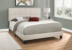 Grand lit en tissu avec tête de lit (60
