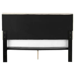 Grand lit en tissu avec tête de lit (60