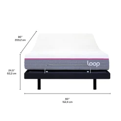 Grand lit électrique avec matelas loop (60