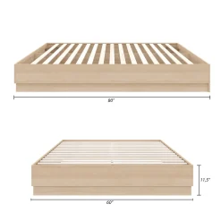 Grand lit plateforme (60