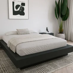 Grand lit plateforme (60