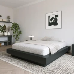Grand lit plateforme (60