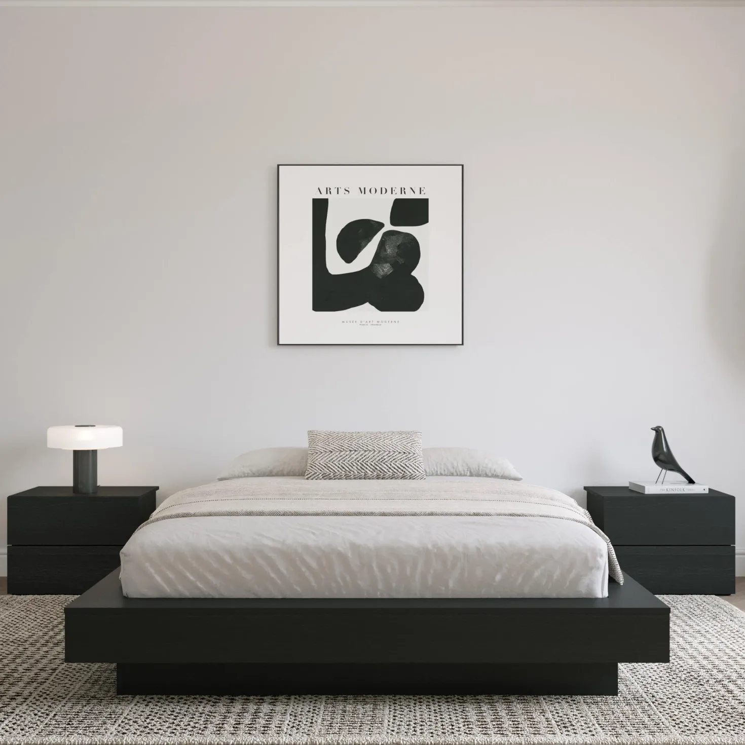 Grand lit plateforme (60") - Nexera