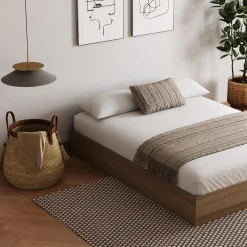 Grand lit plateforme (60