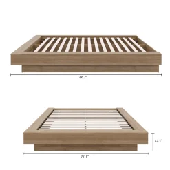 Grand lit plateforme (60
