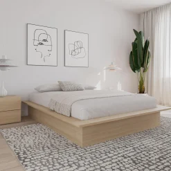 Grand lit plateforme (60