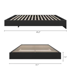 Grand lit plateforme (60